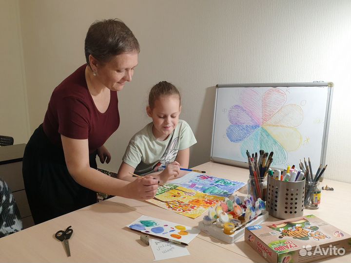 Репетитор по рисованию и вязанию