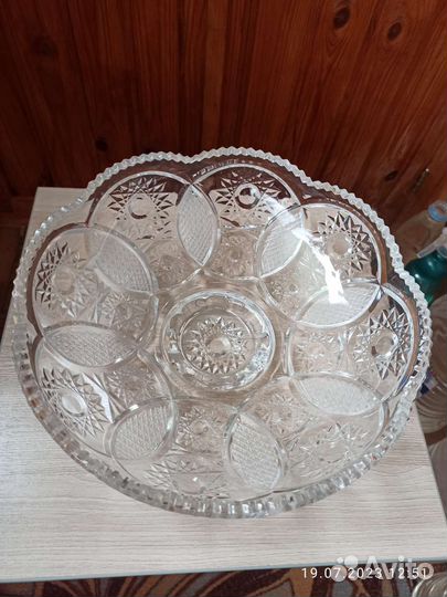 Ваза хрустальная большая СССР