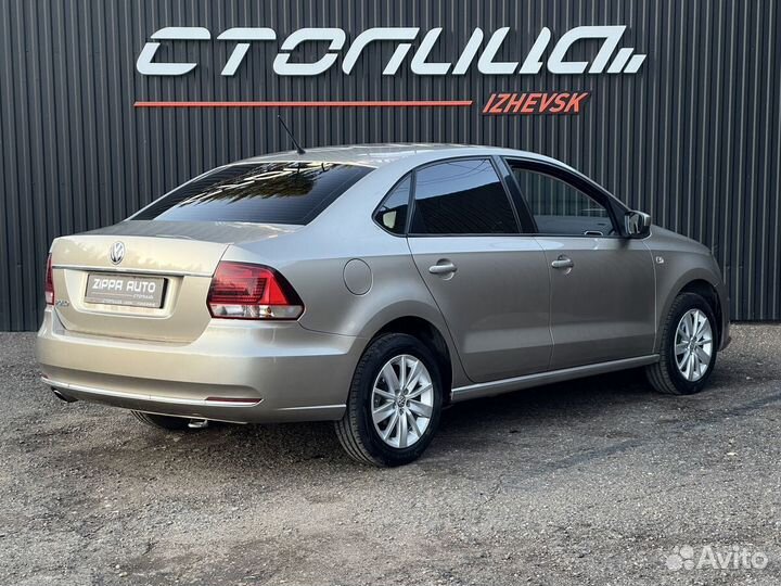 Volkswagen Polo 1.6 AT, 2016, 80 085 км