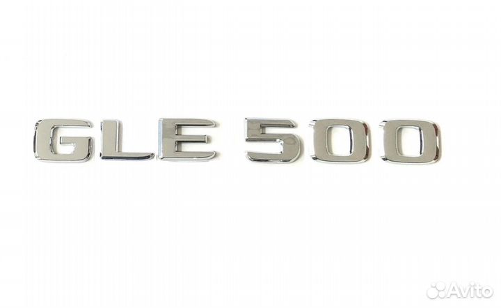 Шильдик багажника Mercedes GLE500 хром (2017+)