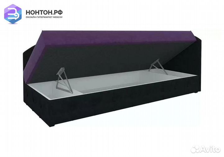 Тахта фиолетовая / черная