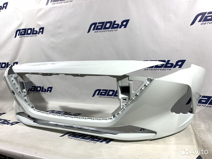 Бампер Hyundai Solaris(20-н.в.) передний Белый PGU