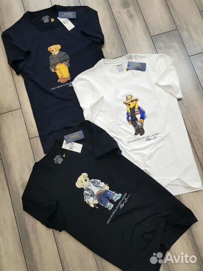 Футболки Polo Ralph Lauren Bear S-2XL