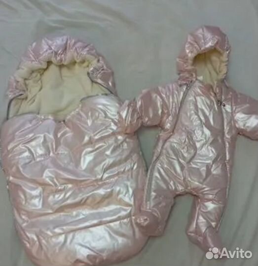 Конверт на выписку зимний для девочки