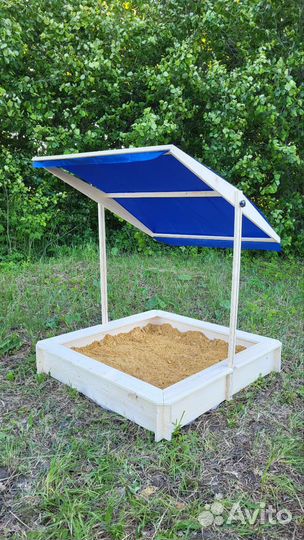 Песочница детская с крышей