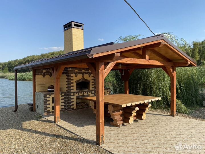 Беседка, баня «Тихий остров»