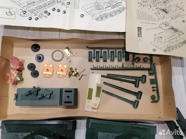 Сборная модель танка т-34