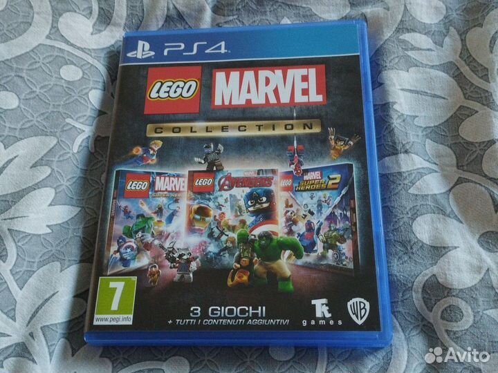Диск для ps4 Marvel (русские субтитры)