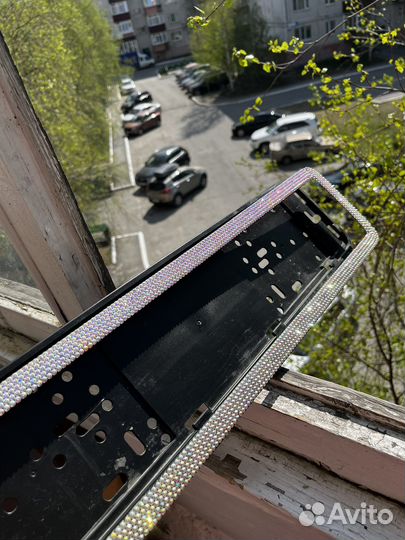 Оплетка на руль и рамка на гос. номера