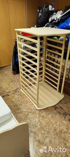 Детская кроватка трансформер с маятником