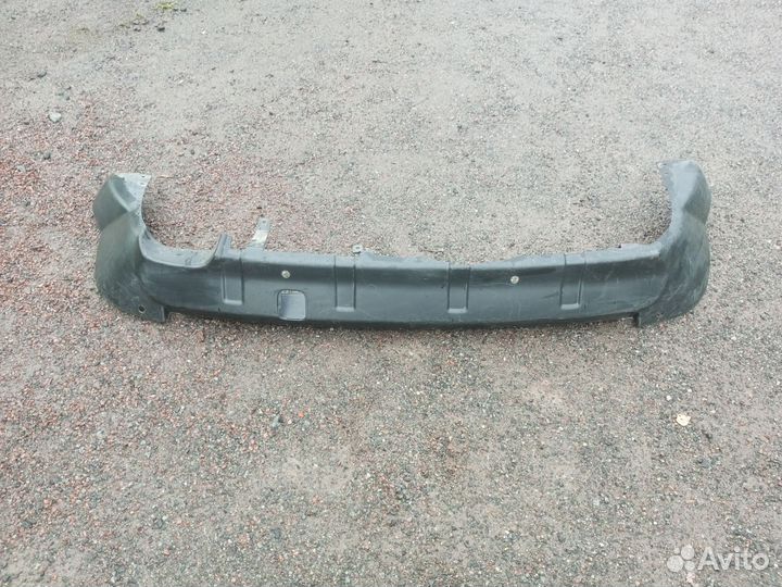 Outlander xl юбка спойлер заднего бампера датчики