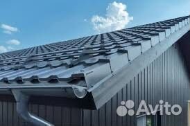 Металлочерепица квинта RAL 7024 мокрый асфальт