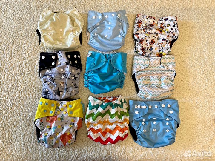 Забронированы Многоразовые подгузники