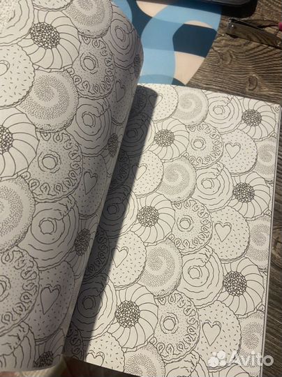 Раскраска антистресс Пирожные