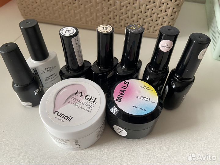 Гель лаки для маникюра набор бу