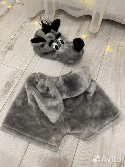 Аренда костюма ежик и серый волк