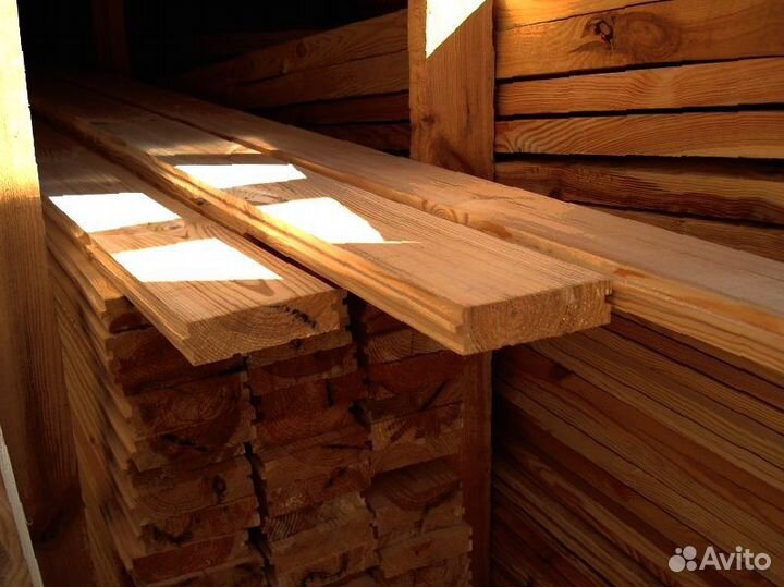 Шлифованные доски лиственницы 30x170 мм, для краси