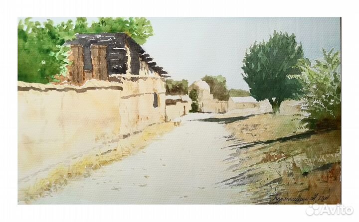 Акварельная картина 