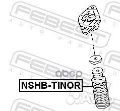 Пыльник-отбойник амортизатора зад прав/лев
