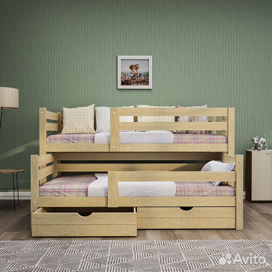 Двухъярусная кровать детская