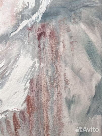 Картина маслом Интерьерная Большая Светлая картина