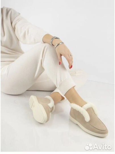 Ботинки женские зимние натуральная замша