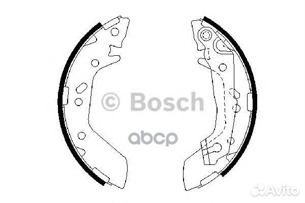 Колодки тормозные барабанные перед 098648