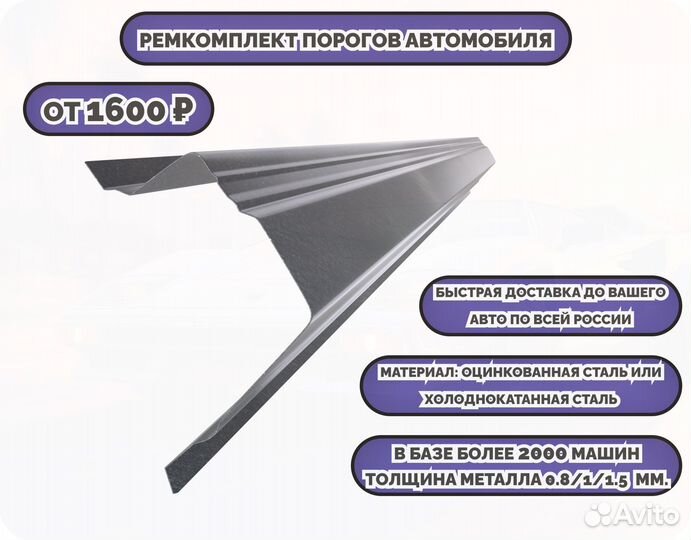 Ремонтные пороги