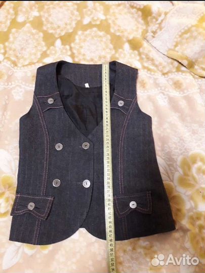 Жилетка для девочки школьная