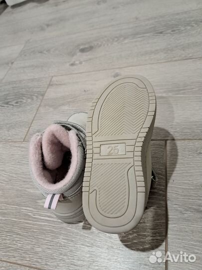 Ботинки демисезонные для девочки 25 размер