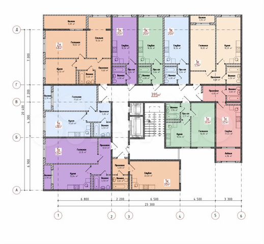 Квартира-студия, 39 м², 5/12 эт.