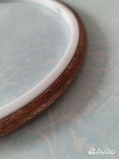 Пяльцы рамка для вышивания фактура дерева, новые