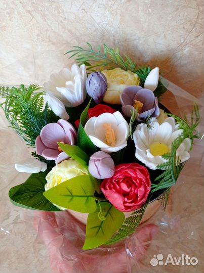 Мыло ручной работы (Букеты, зверушки, брус)