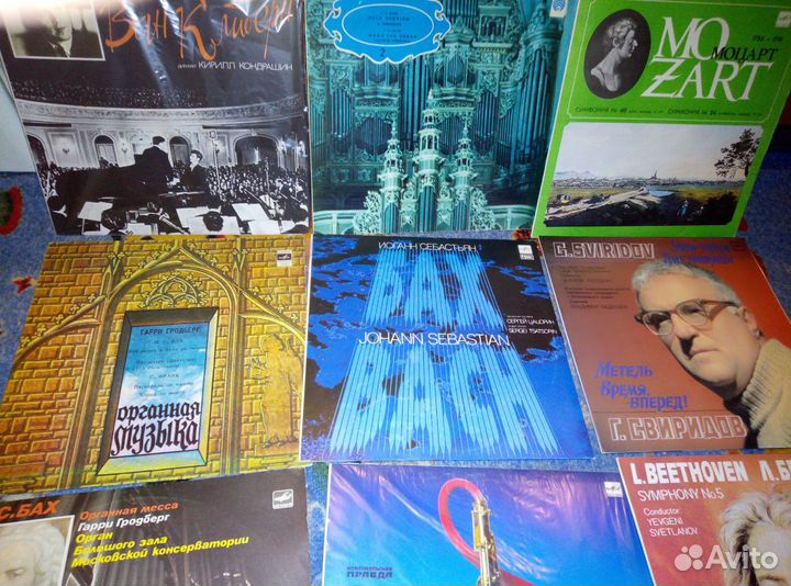 Классическая музыка Бах, Бетховен, Моцарт винил пл