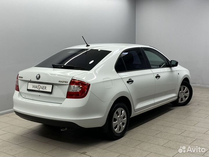 Skoda Rapid 1.6 МТ, 2016, 59 178 км