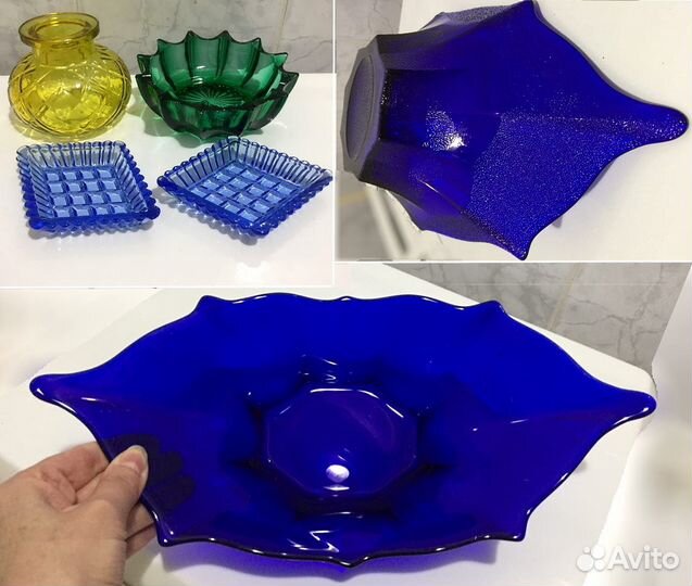 Посуда цвет стекло, хрусталь СССР, фарфор гдр