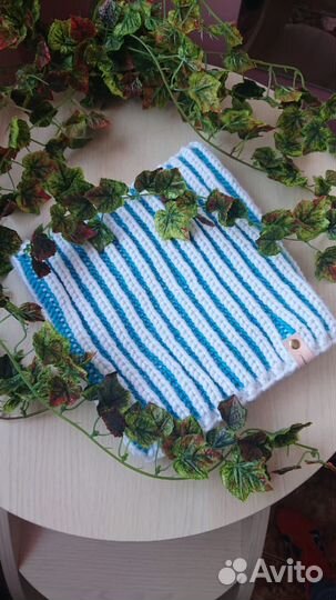 Берет с помпоном и снудом