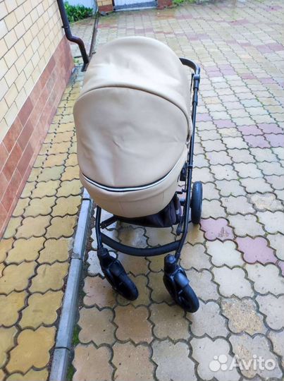 Коляска 2 в 1 эко кожа