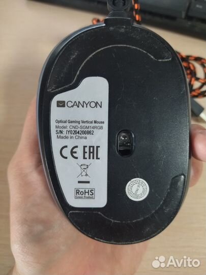 Мышь компьютерная canyon CND-SGM14RGB
