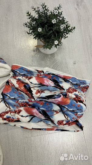 Зимний комлект новый шапка и снуд для девочки