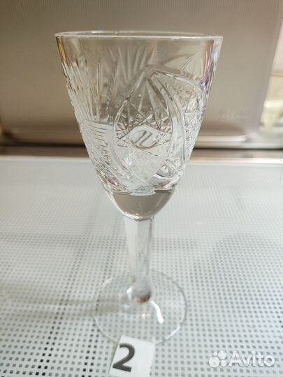 Хрустальные бокалы, рюмки СССР