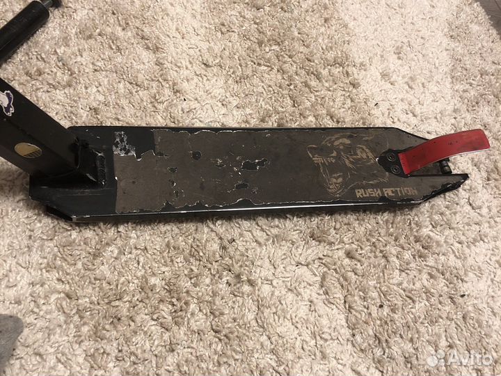 Дека для трюкового самоката rush action