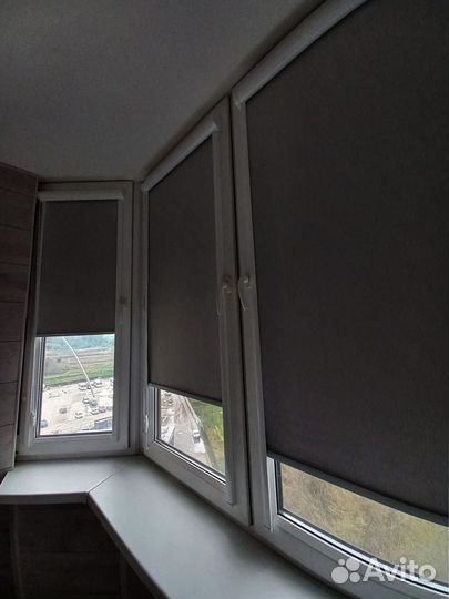 Рулонные шторы / замер и монтаж