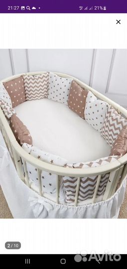 Бортики в кроватку детские новые