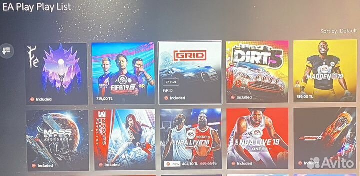 Подписка EA Play, игры ps4, ps5