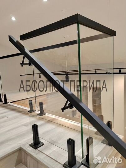 Перила и ограждения из стекла для дома