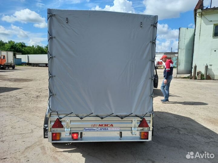 Прицеп с тентом аэро 150 см. Рассрочка, кредит