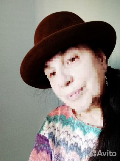 Шляпа. Шерстяной фетр. Размер 58-59