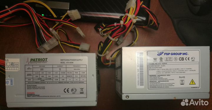 Комплектующие для пк DDR2, DDR1, бп, материнка