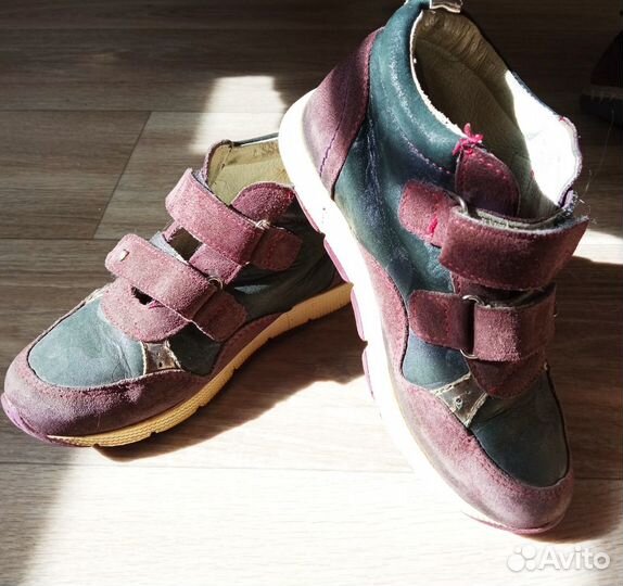 Кожаные ботинки Котофей, размер 31